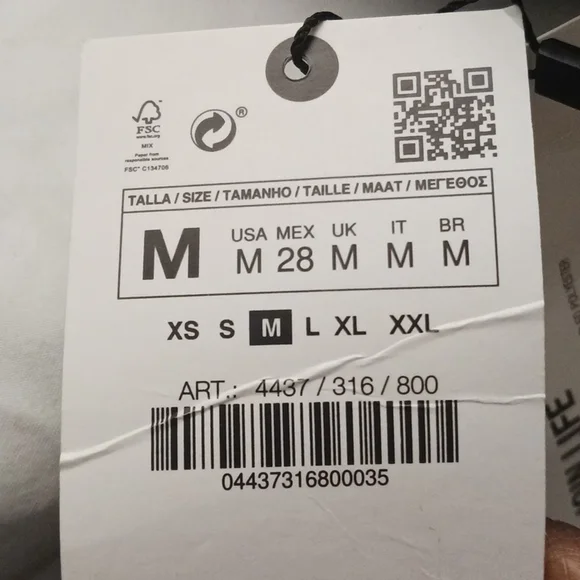 Zara size medium women's black mini dress spaghetti criss-cross strap. - Picture 13 of 17